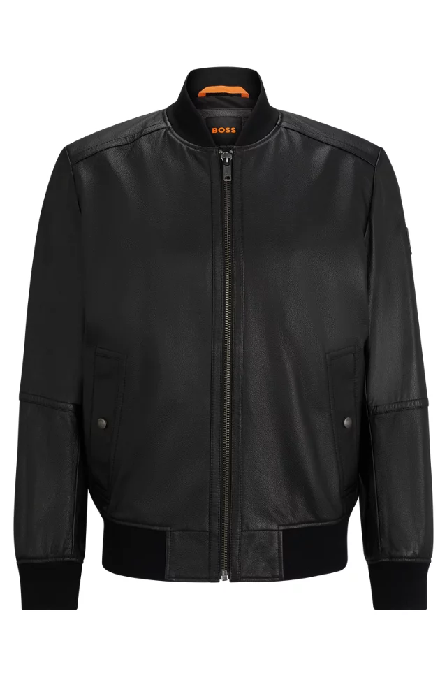 Hugo Boss Leather Bomber Jacket – Nautica Menswear