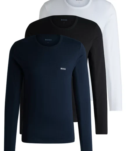 Hugo Boss 3 Pack Of Long Sleeve Tee’s