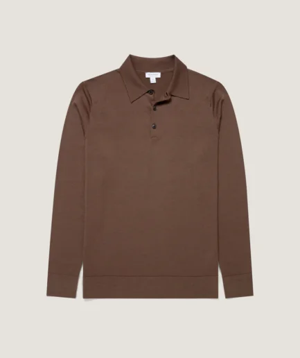 Sunspel Fine Merino Wool Polo