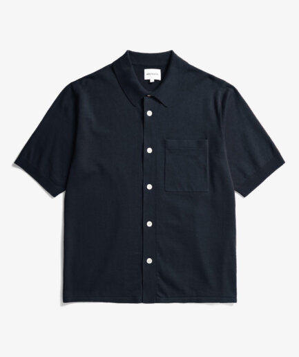 Norse Projects Rollo Cotton Linen Short Sleeve Shirt