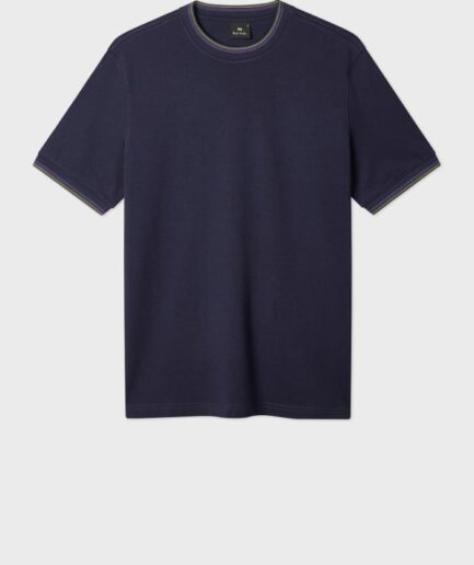 Paul Smith Regular Fit T-shirt with Sports Stripe Tipping
