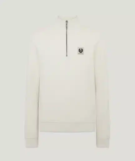 Belstaff Logo 1/4 Zip Sweat