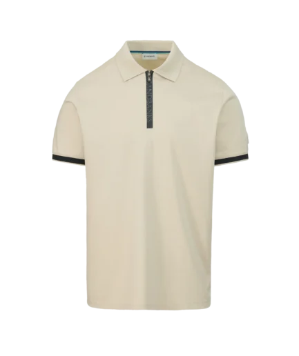 Sandbanks Silicone Zip Polo Shirt
