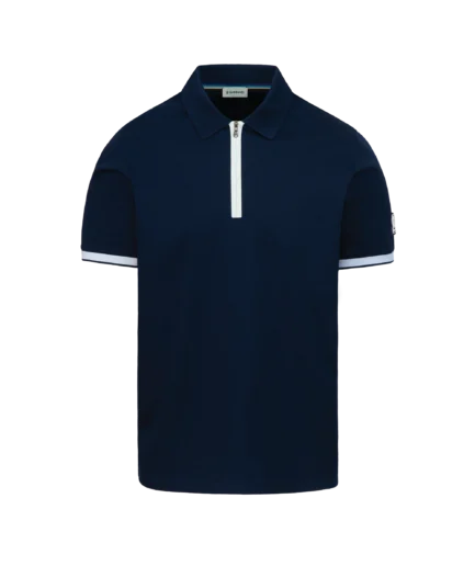 Sandbanks Silicone Zip Polo Shirt