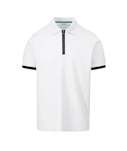 Sandbanks Silicone Zip Polo Shirt