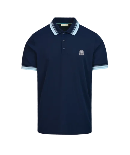 Sandbanks Gradient Rib Polo Shirt