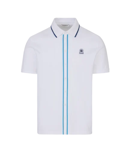 Sandbanks Tipped Button Through Polo