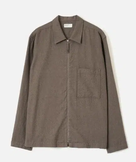 Universal Works Monty Cotton Zipped Shirt