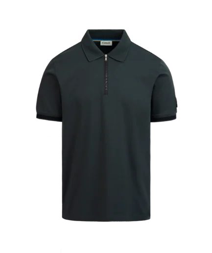 Sandbanks Silicone Zip Polo Shirt