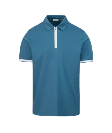 Sandbanks Silicone Zip Polo Shirt