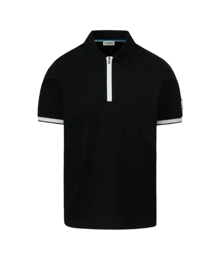 Sandbanks Silicone Zip Polo Shirt