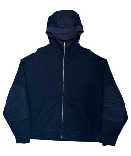 Ten C Garment Dyed Zipped Hoodie