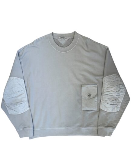 Ten C Garment Dyed Sweatshirt With OJJ